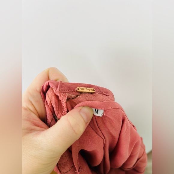 Free People Pink Pop Champagne Beaded Mini Dress - Picture 5 of 7